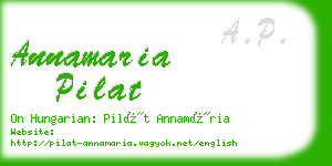 annamaria pilat business card